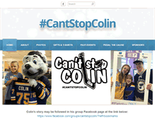 Tablet Screenshot of cantstopcolin.com